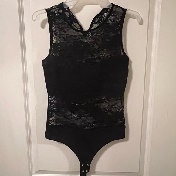 Cut-out mesh bodysuit - Picture 1 of 2